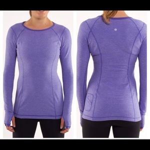 Size 12 Persian pique LS turnaround shirt. EUC.